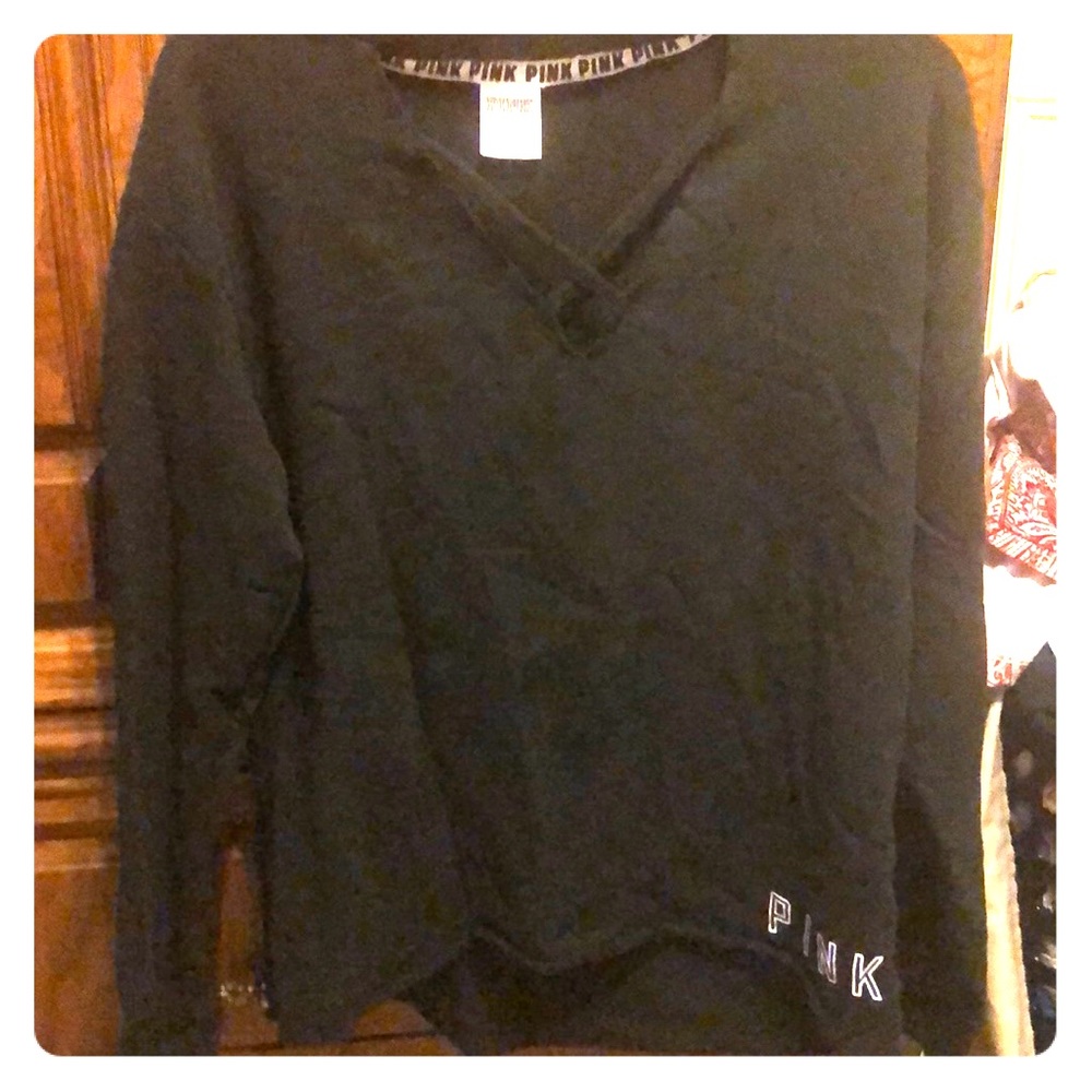 NWOT Black Cutout Sweatshirt - VS Pink
